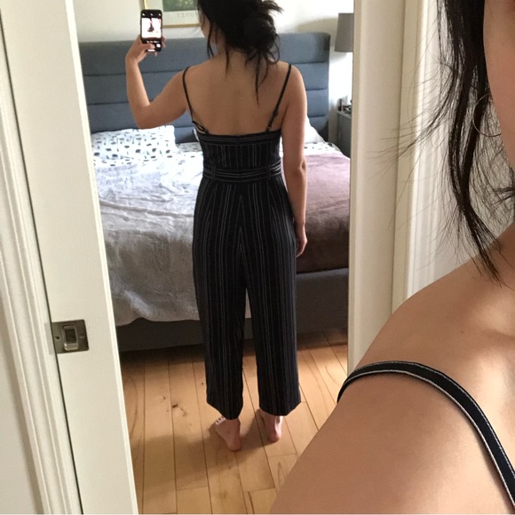 Ever New striped Cut Out Jumpsuit - Picture 5 of 11